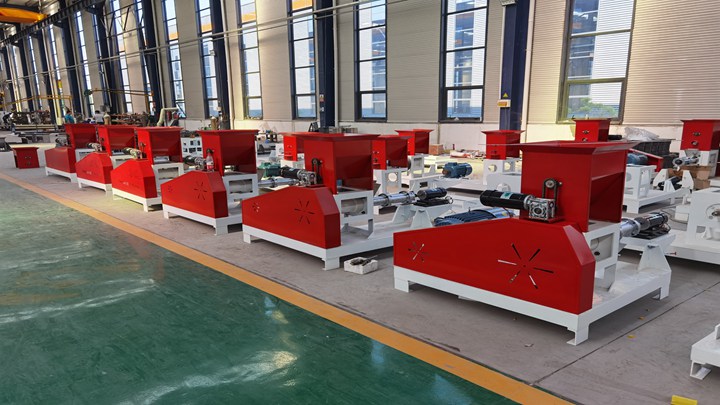dry type Koi/Carp feed making machine in Kenya